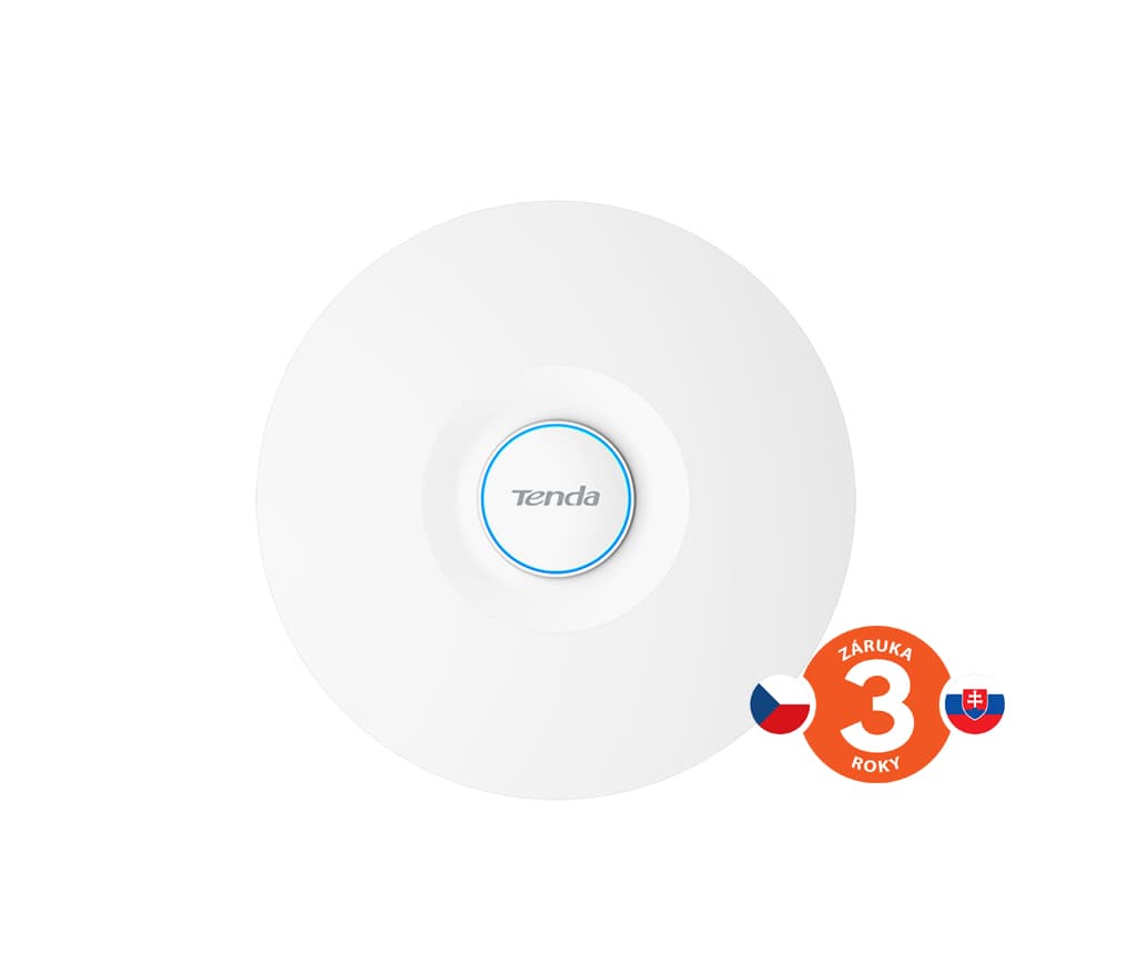 Tenda i29 WiFi6 AX3000 Long Range AP 2976 Mb s, 2x GLAN, 11x SSID, VLAN, aktivní PoE, stěna strop