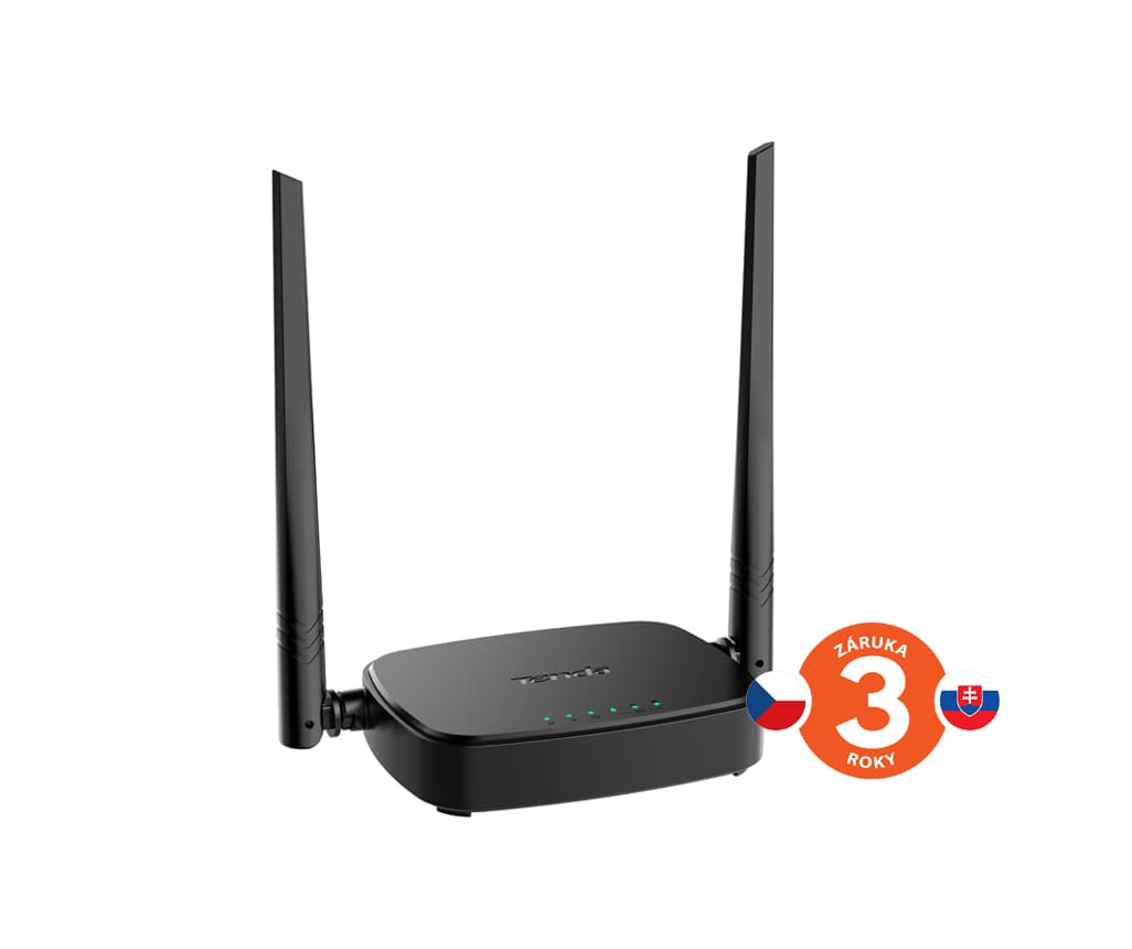 Tenda 4G05 Wi-Fi N300 4G 3G LTE router, 2x WAN LAN, 1x nanoSIM, IPv6, VPN, LTE Cat.4, CZ App