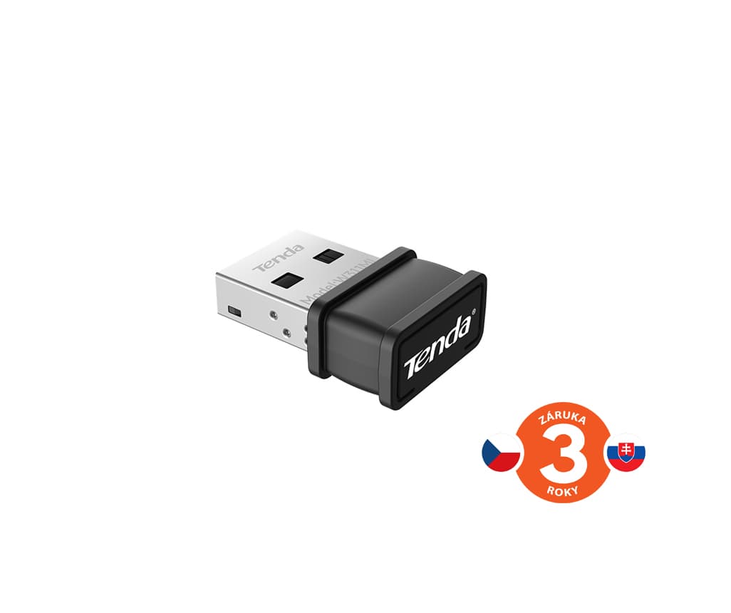 Tenda W311MIv6 AX300 WiFi 6 USB Nano Adapter, 286 Mb s, 802.11ax b g n, Soft AP, Win 7 10 11, Linux