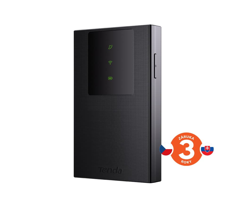 Tenda 4G180v4 4G LTE Mobile AX300 WiFi 6 battery modem router, WPA3, USB-C, 2100 mAh, 8.5 hod.