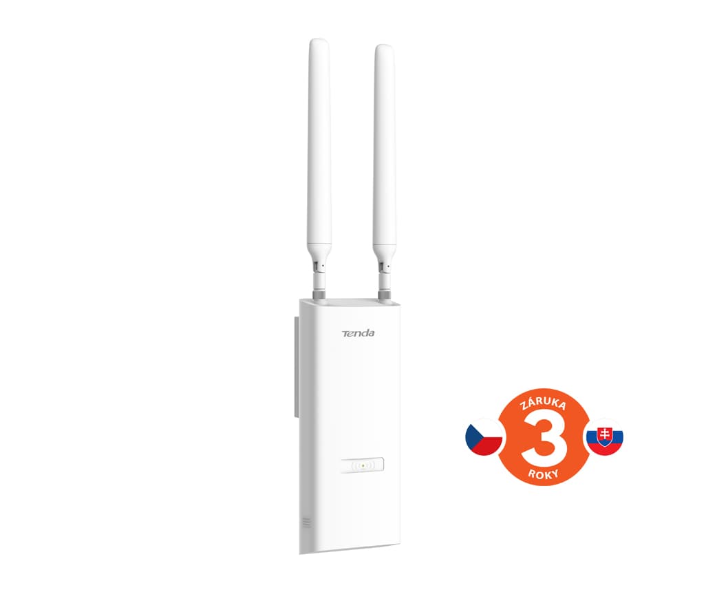 Tenda OAP1200 Outdoor Wi-Fi AP AC1200, Gigabit LAN, IP65, VLAN, 802.11k v r, aktivní i pasivní PoE