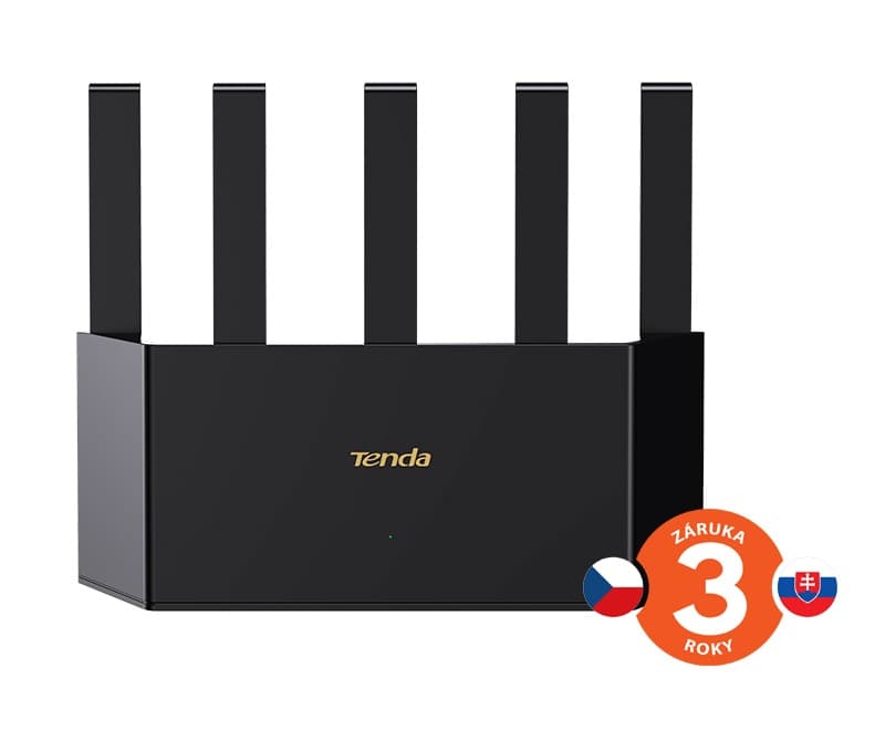 Tenda TE3L BE3600 WiFi 7 Mesh Router, 3570 Mb s, 3x GWAN GLAN, IPv6, VPN, WPA3, Wi-Fi+, CZ app