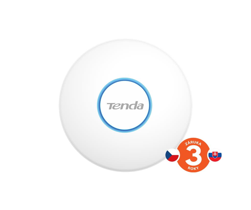 Tenda i26 WiFi6 AX1500 AP 1501 Mb s, 1x GLAN, 12x SSID, VLAN, aktivní PoE, stěna strop, Client + AP