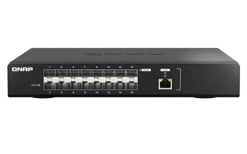 QNAP řízený switch QSW-M5216-1T (16x 25GbE SFP28 port, 1x 10GbE)