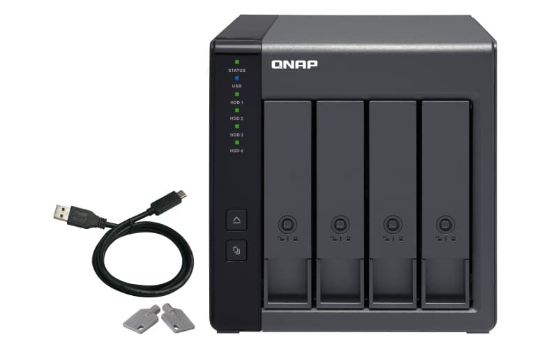 QNAP TR-004 rozšiřovací jednotka pro PC či QNAP NAS (4x SATA 1 x USB 3.0 typu C)