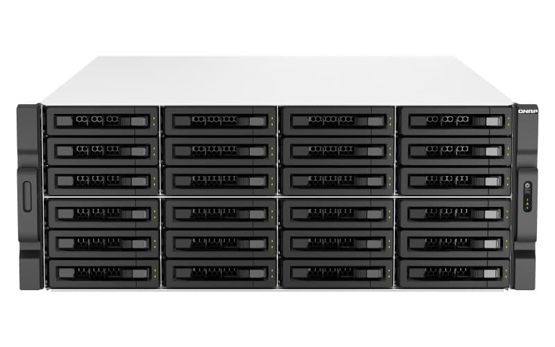QNAP TS-h3087XU-RP-E2378-64G (Xeon 4,8GHz, ZFS, 64GB ECC RAM, 24x 3,5" + 6x2,5", 2x 2,5GbE, 2x10GbE)