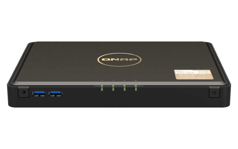 QNAP TBS-464-8G (4core 2,9GHz, 8GB RAM DDR4, 4x M.2 NVMe slot, 2x 2,5GbE, 5x USB, 2x HDMI 2.0 4K)