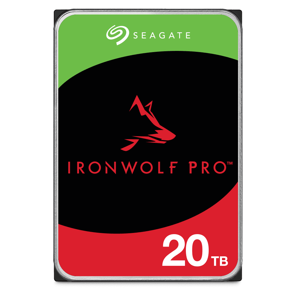 QNAP Seagate, HDD, IronWolf Pro, SATA III, 3.5-inch, 20TB, ST20000NT001