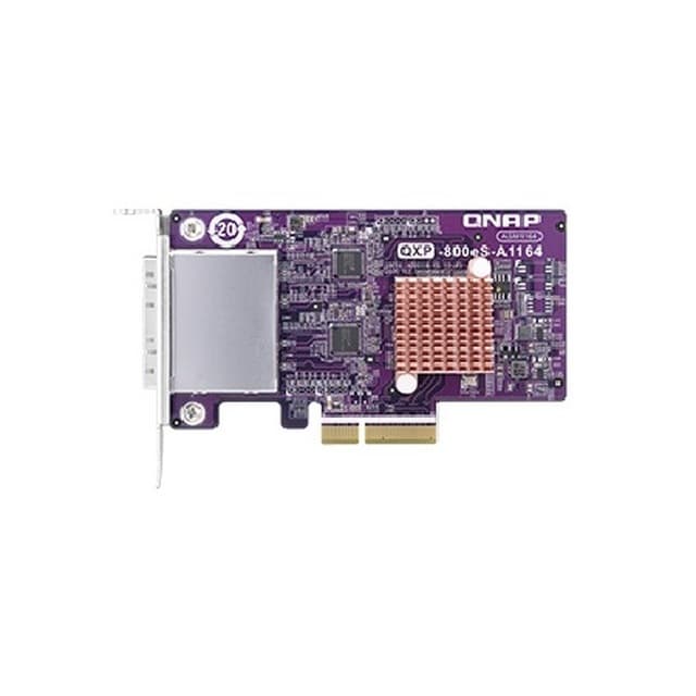 QNAP 2-port SFF-8088 SATA host bus adapter, 8 x SATA 6Gb s, PCIe 3.0 x4, for TL SATA JBOD
