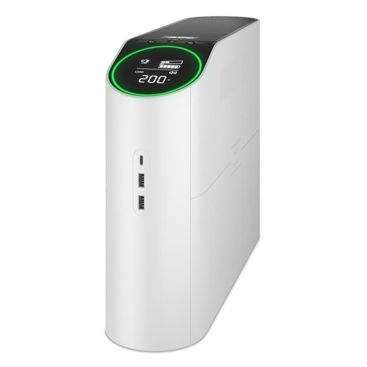 APC Back-UPS Pro, 2200VA 1320W, Tower, 230V, 4x Schuko and 2x IEC C13 outlets, RGB