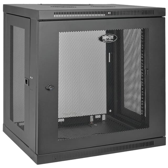 Skříň SmartRack 12U, Š=600mm, Hl=450mm, hloubka pro přepínače, montáž na stěnu