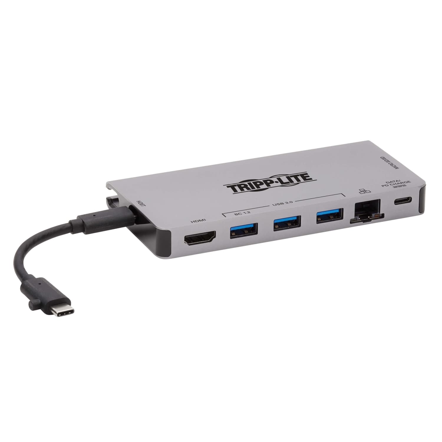 Dokovací stanice USB-C HDMI, USB 3.2 Gen 1, USB-A, GbE, paměťová karta, 100W nabíjení odpoj.kabel