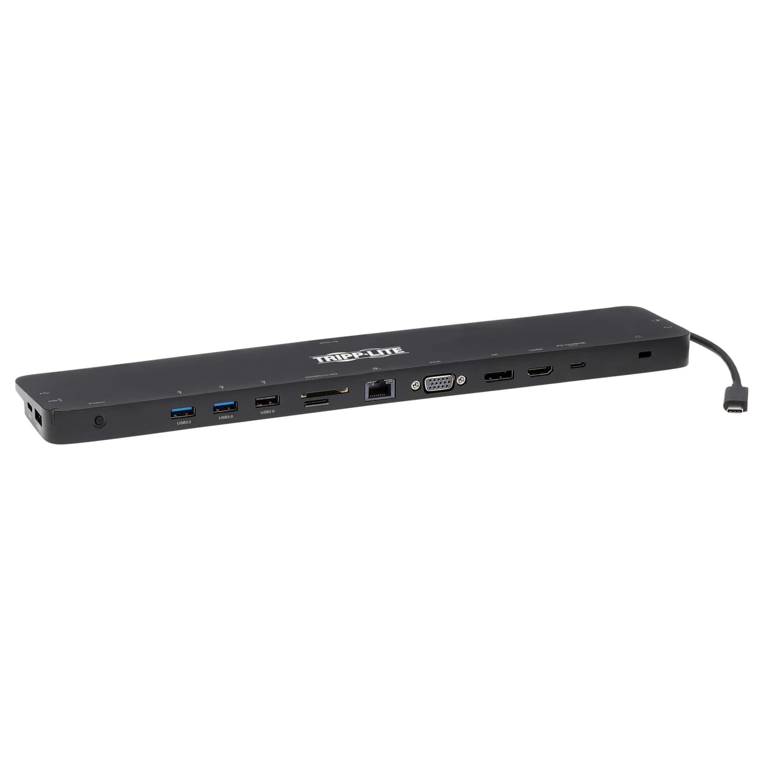 Dokovací stanice USB-C 3x displej, HDMI 4K, DP, VGA, USB3.2 G1, USB-A C, GbE, 100W nabíjení