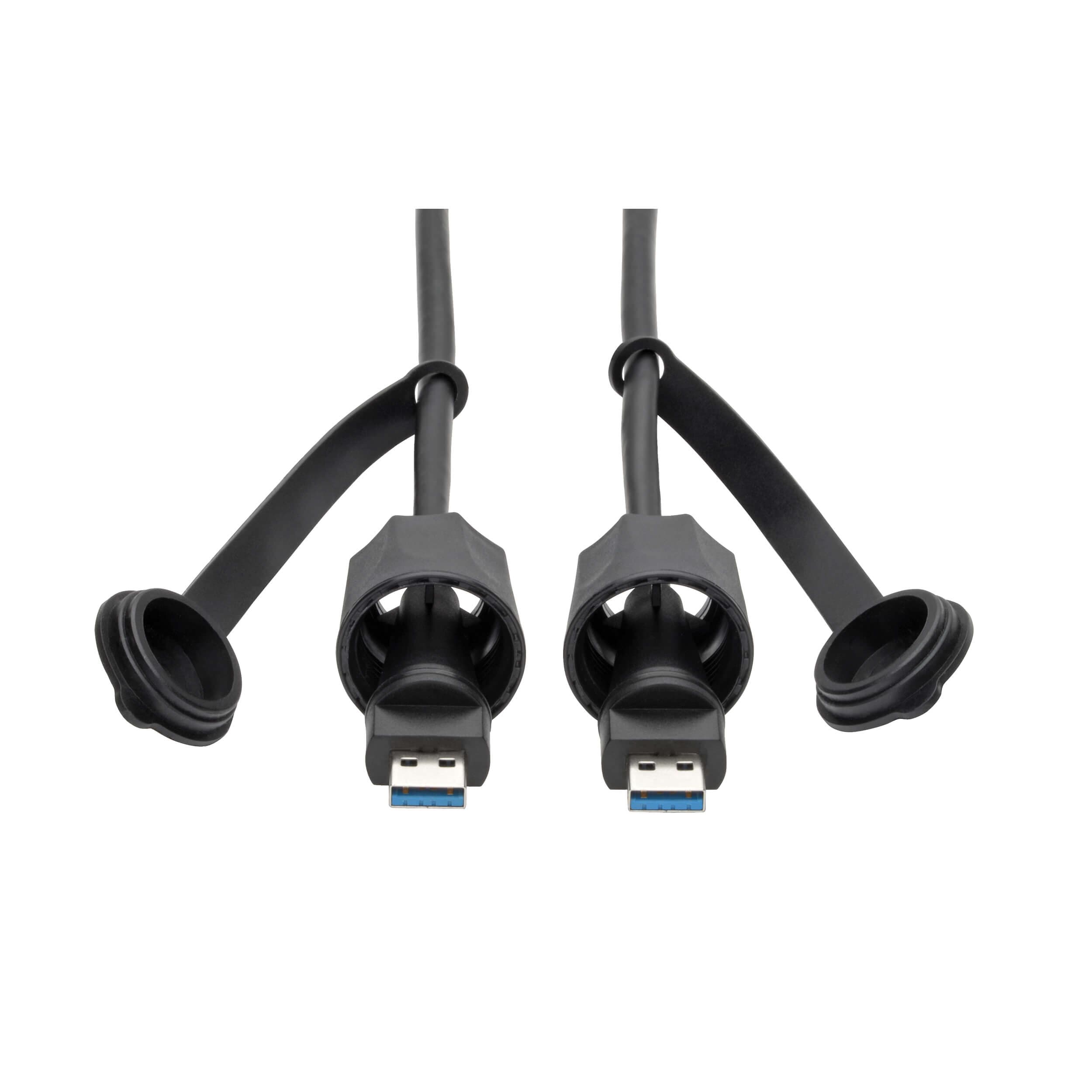 Kabel USB-A USB-A, SuperSpeed, USB 3.0 3.1, odolný IP68, stíněný, (Samec Samec), 1.83m