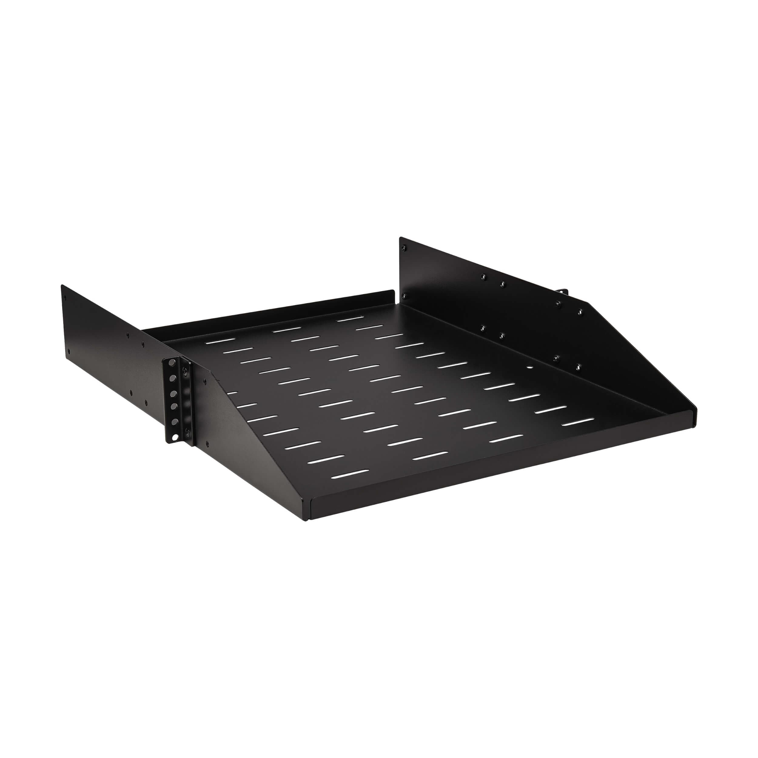 Police pevná SmartRack 2U, nosnost 45kg, hloubka 546mm, montáž univerzální, odvětrávaná