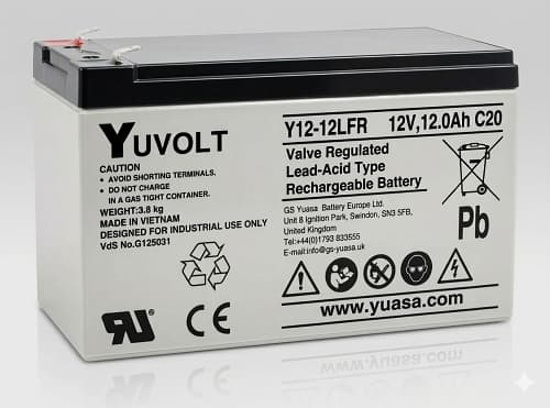 Yuasa YUVOLT Y12-12FR F2 VdS (12V; 12Ah)