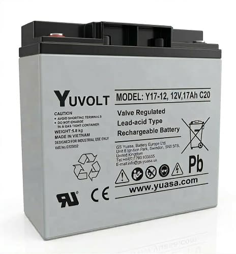 Yuasa YUVOLT Y17-12FR M5 VdS (12V; 17Ah)