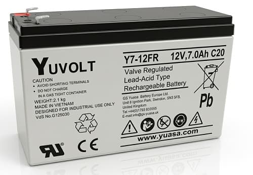 Yuasa YUVOLT Y7-12FR VdS (12V; 7Ah, F1)