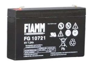 Fiamm olověná baterie FG10721 6V 7,2Ah
