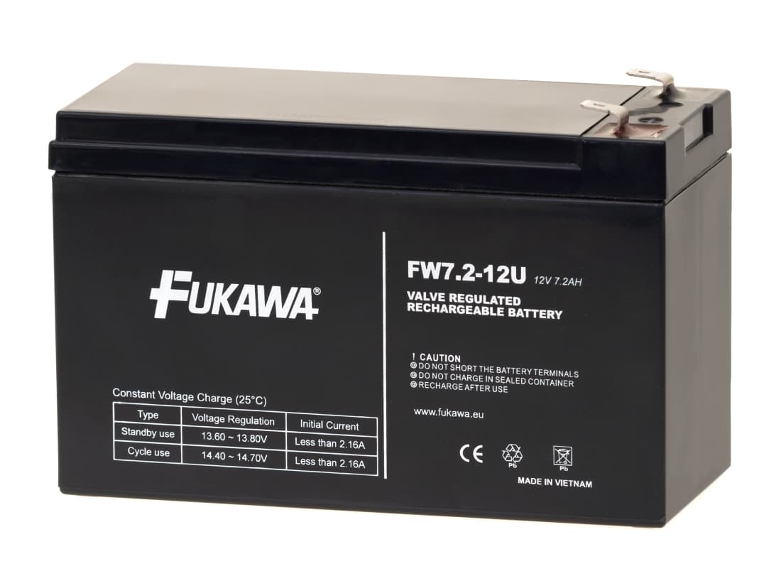 Akumulátor FUKAWA FW 7.2-12 F2U (12V 7,2Ah