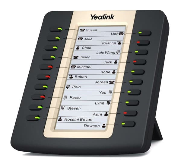 Yealink EXP20 exp. modul s LCD, 20 tl., k tel. T27