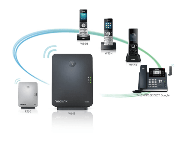 Yealink RT30 DECT repeater (W52P W56P W60B W70B)