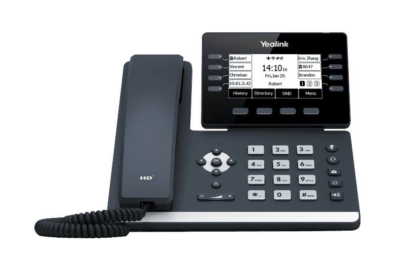Yealink SIP-T53 IP. Tel., PoE, 3,7 bar. LCD, 8 prog. Tl