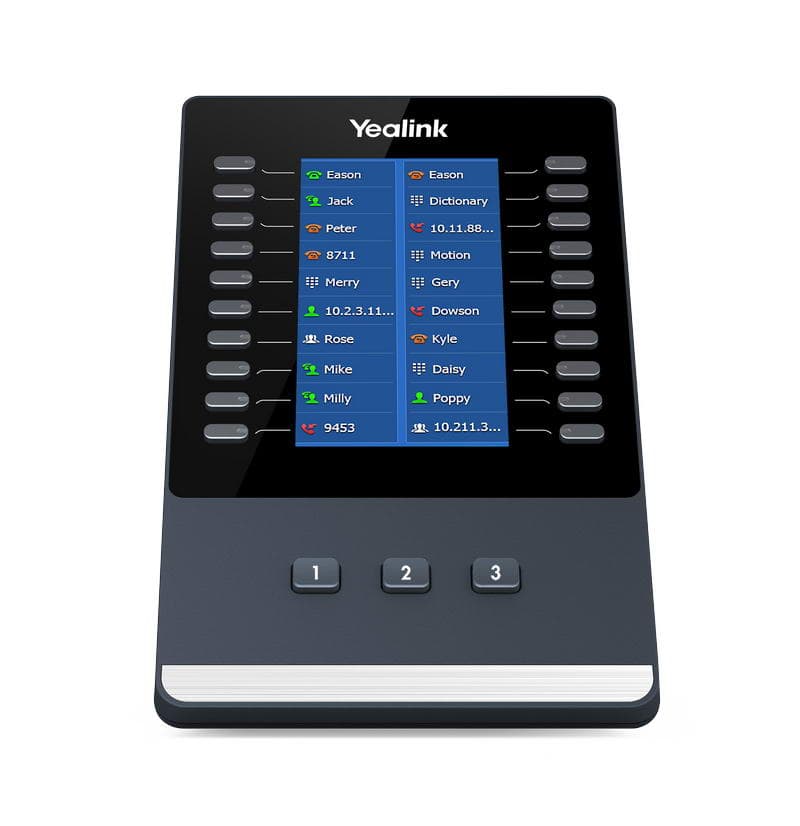 Yealink EXP43, exp. modul s barevným LCD, 60 tl., k tel. T43U T46U T48U