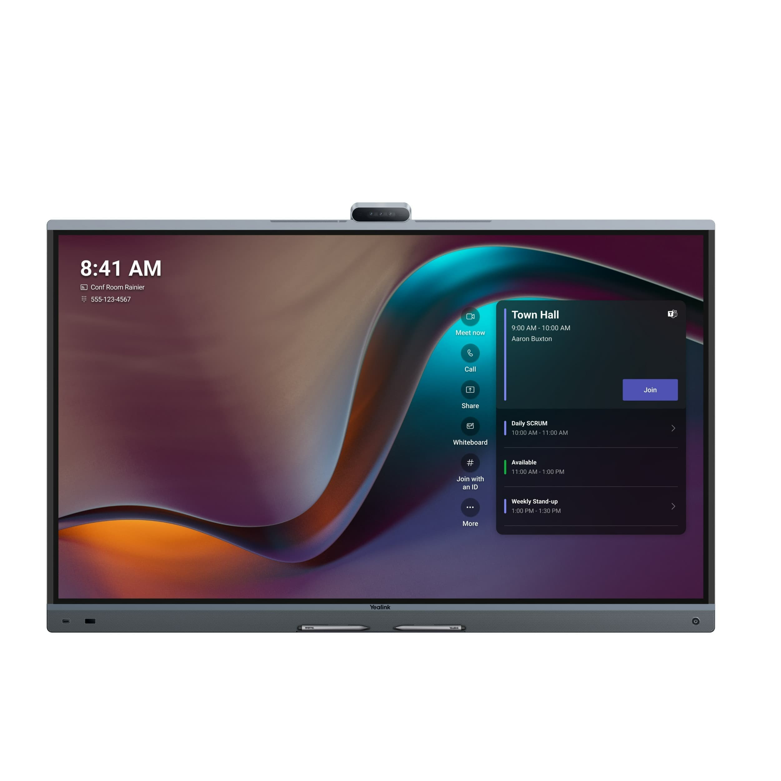 Yealink MeetingBoard 75 Pro, 3x50MP, 4x digi zoom, Wi-Fi 6, BT, 16 MEMS