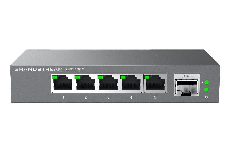 Grandstream GWN7700M Unmanaged Network Switch 5 2,5Gb portů 1 SFP+
