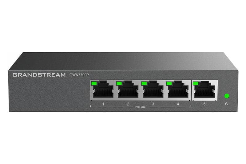 Grandstream GWN7700P Unmanaged Network Switch 5 portů 4 PoE out