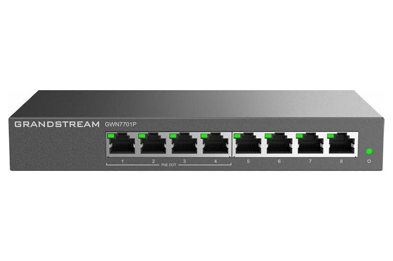 Grandstream GWN7701P Unmanaged Network Switch 8 portů 4 PoE out