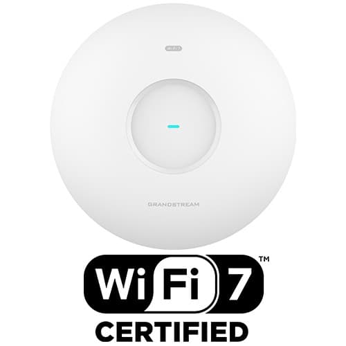 Grandstream GWN7672 AP, Wi-Fi 7 BE11000, 802.11be, 2x2:2 MU-MIMO, MRU, 2x5G Ethernet WAN LAN,BT