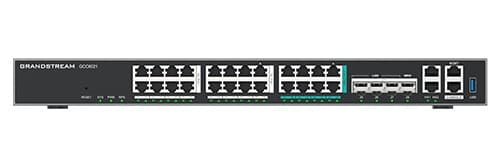 Grandstream GCC6021 all-in-one (10 Gbps VPN router, NGFW, switch 10G SPF+, a IP PBX 50 uživatelů)