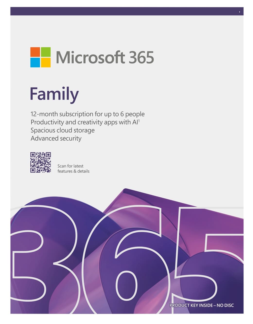 Microsoft 365 Family FY25H2 Mac Win, 1 Rok, Eng