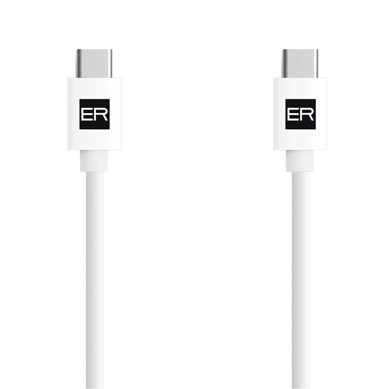 ER POWER kabel USB-C C 3A 60W 120cm bílý