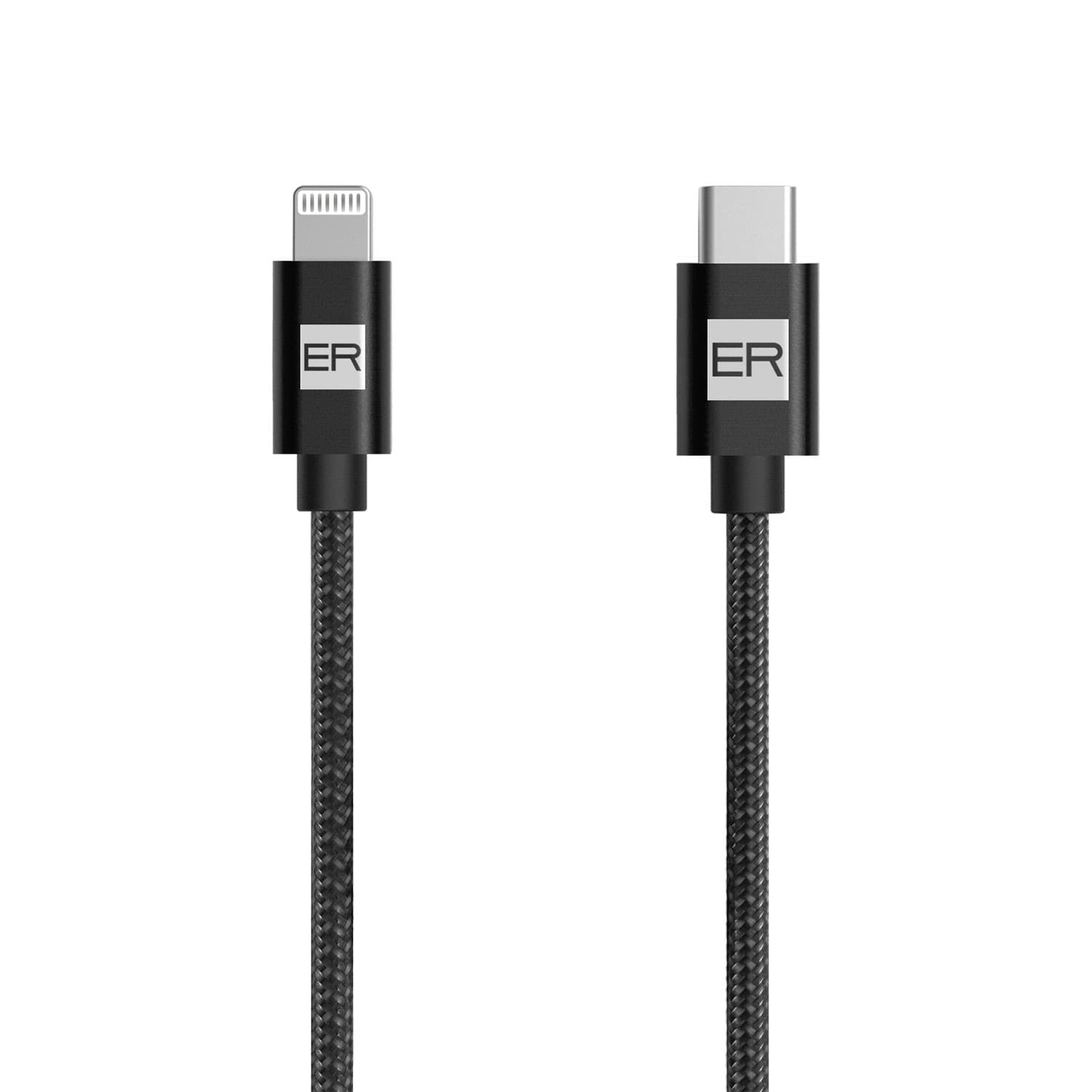 ER POWER kabel USB-C Lightning 200cm bílý