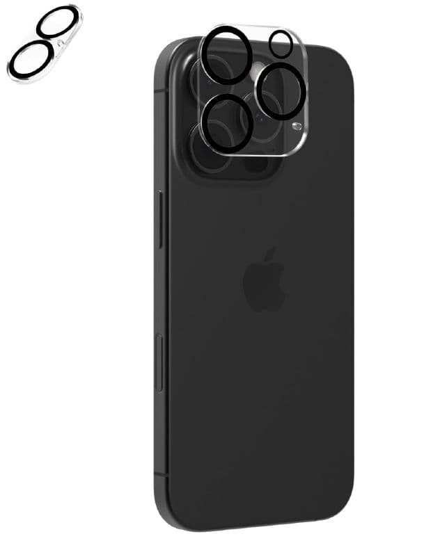 ZAGG Ochranné sklo na kameru GLEL AR pro Apple 17 Pro 17 Pro Max - černé