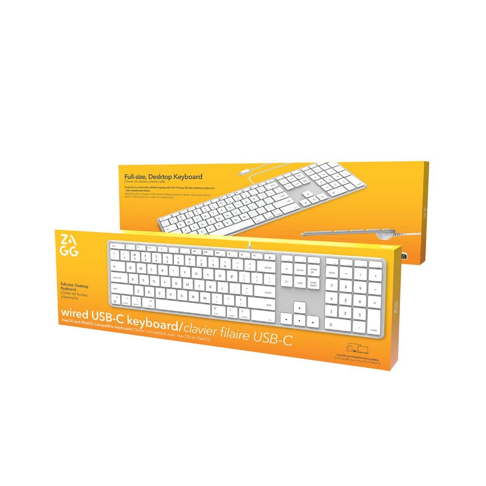 Wired USB-C Keyboard Apple Silver Czech