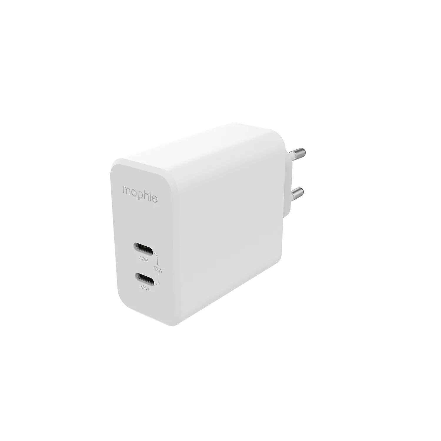 Mophie síťový adaptér GaN, USB-C PD - 67W - bílá