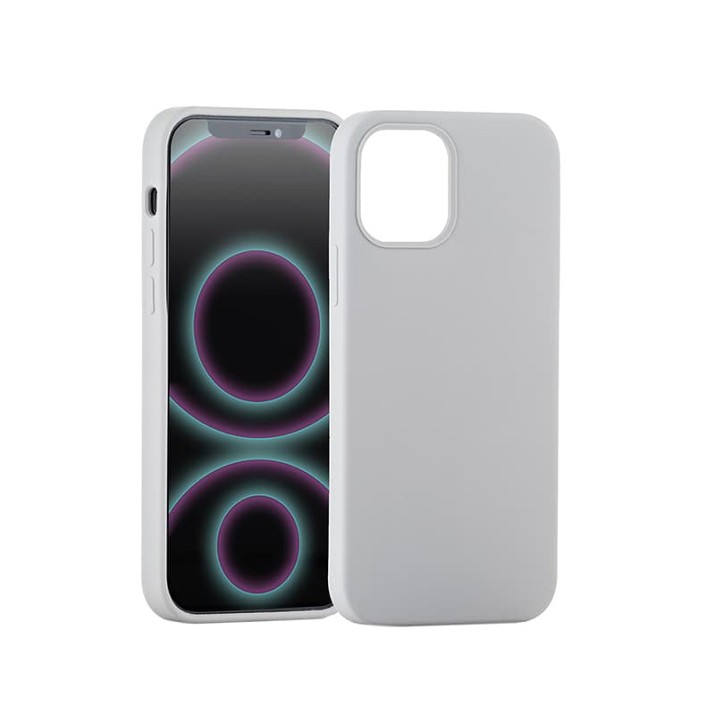 ER POWER Silikonový kryt CARNEVAL SNAP pro iPhone 12 Pro Max s MagSafe - šedá