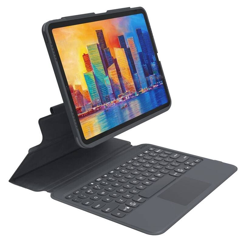 ZAGG Klávesnice Pro Keys+trackpad iPad 10.2 - černá šedá - EN