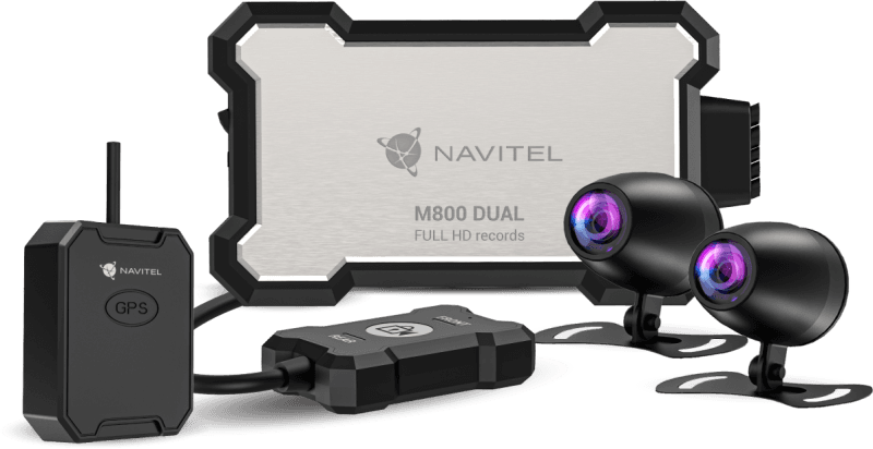 ZÁZNAMOVÁ KAMERA NA MOTORKU NAVITEL M800 DUAL