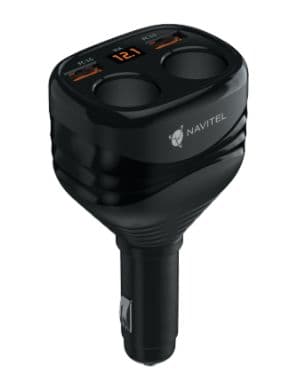 Nabíječka do auta NAVITEL USP55 Pro černá