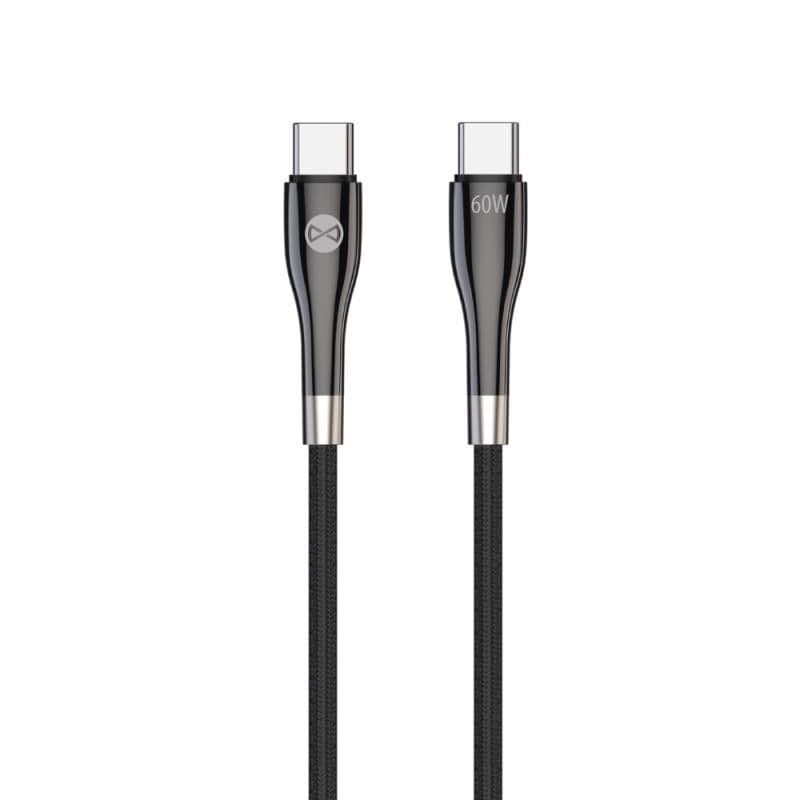 Datový kabel Forever USB-C USB-C 1m 60W černý
