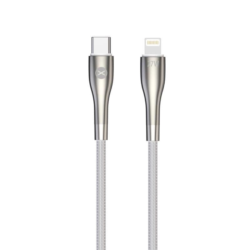 Datový kabel Forever USB-C Lightning 1m 27W bílý