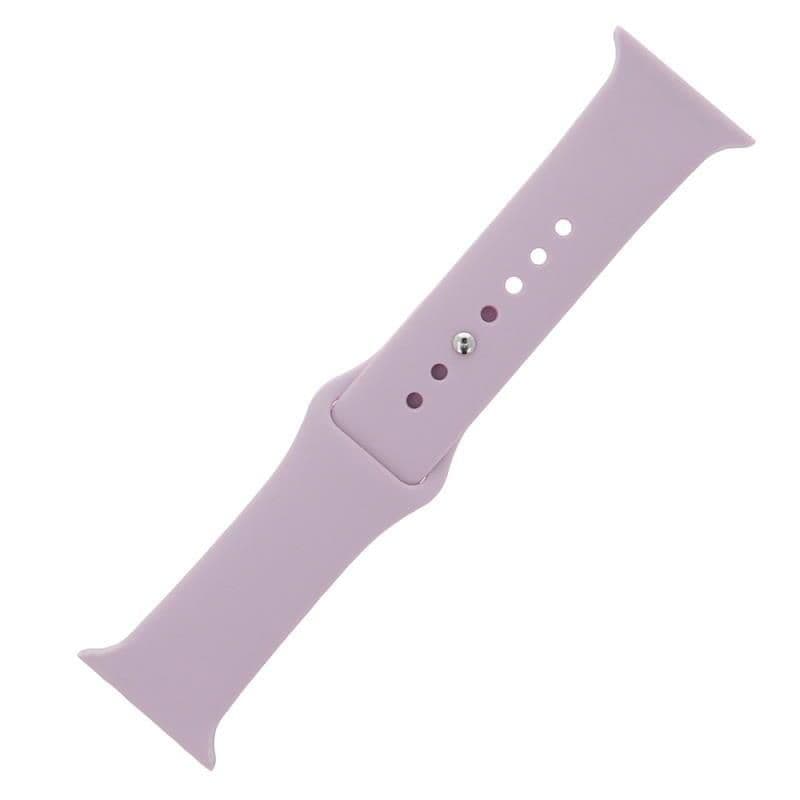 Silikonový řemínek M L pro Apple Watch 38 40 41 mm pudrově růžový