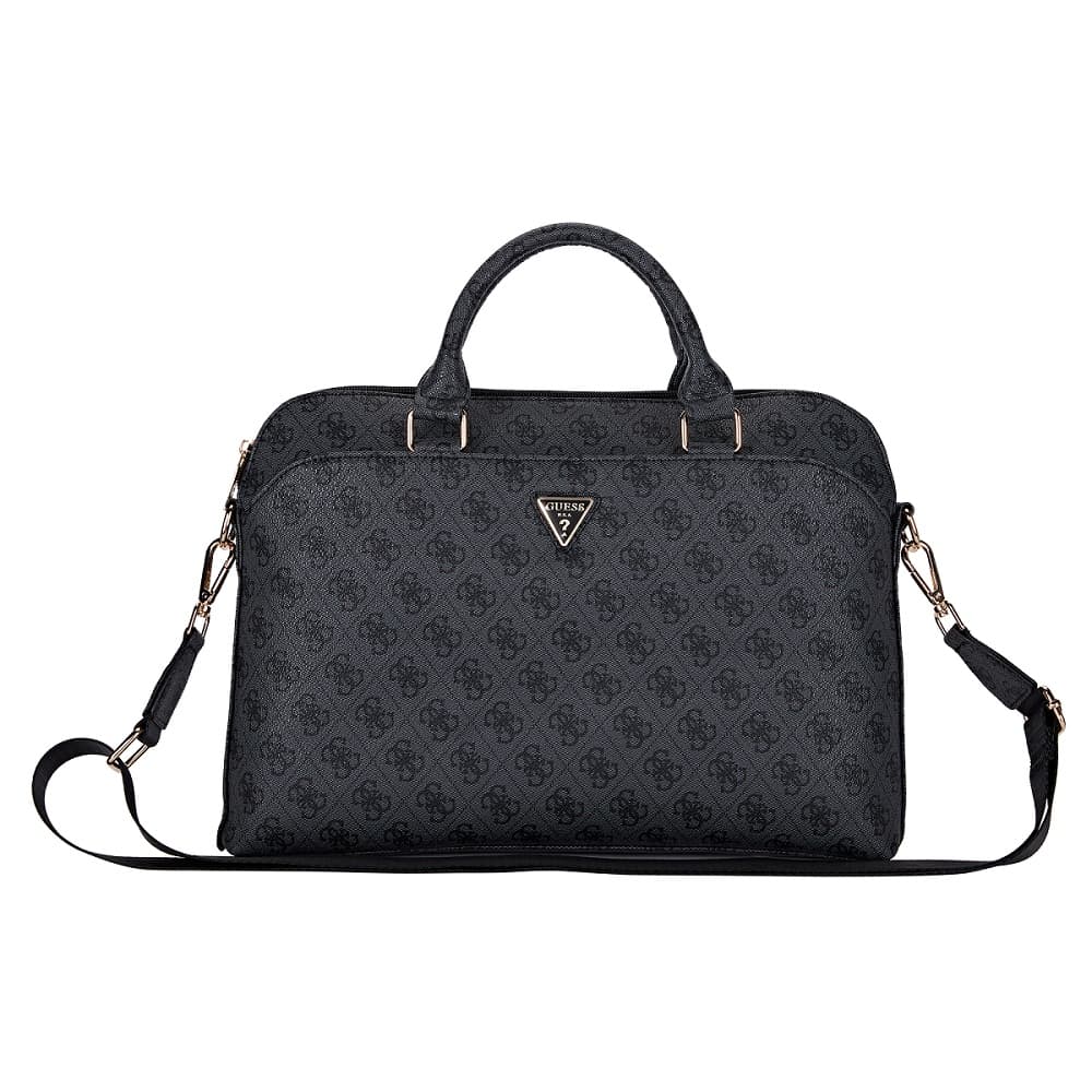 Guess PU 4G Triangle Logo Taška na Notebook 13 14 15" Black
