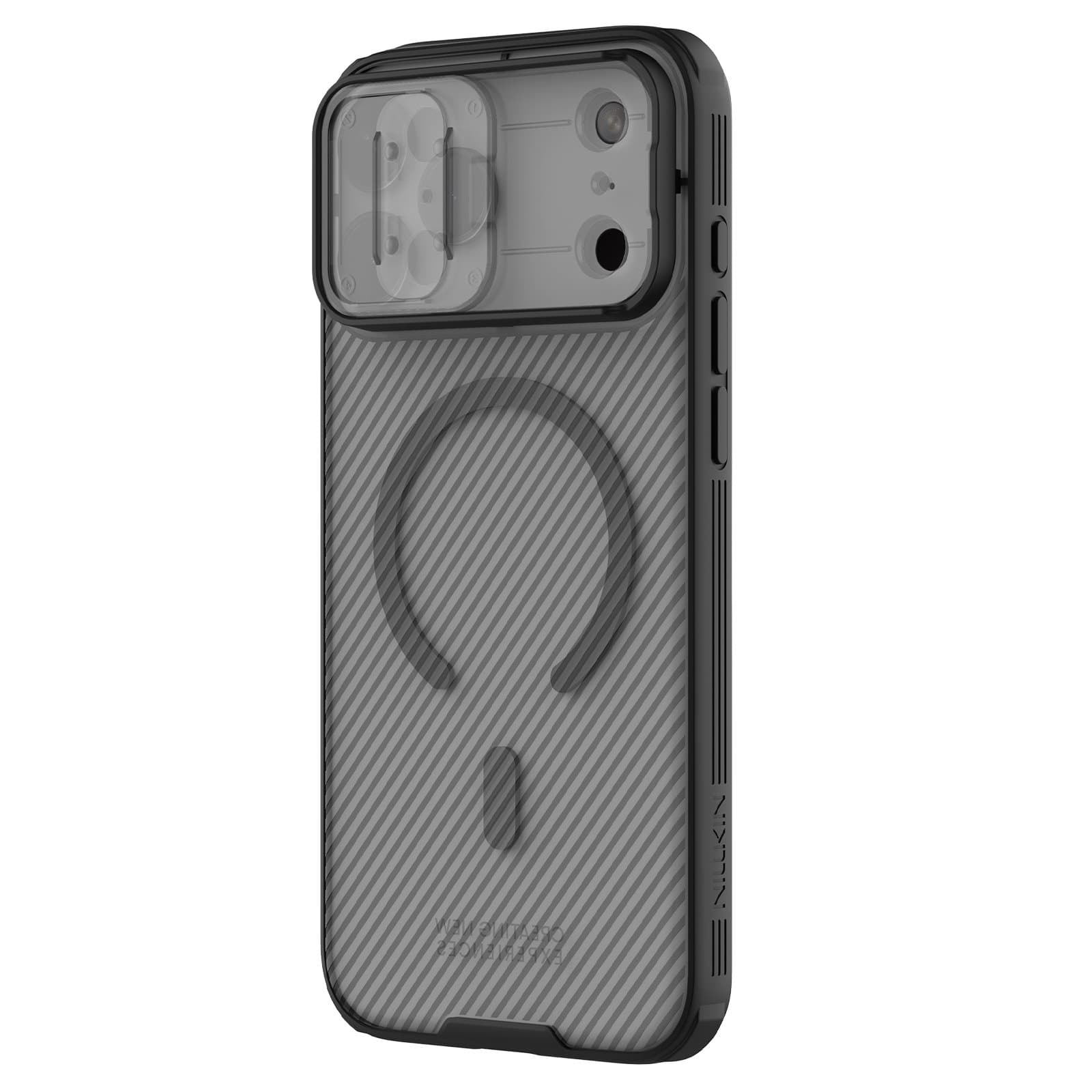 Nillkin CamShield PRO Magnetic Zadní Kryt pro Apple iPhone 17 Pro Max Transparent Black