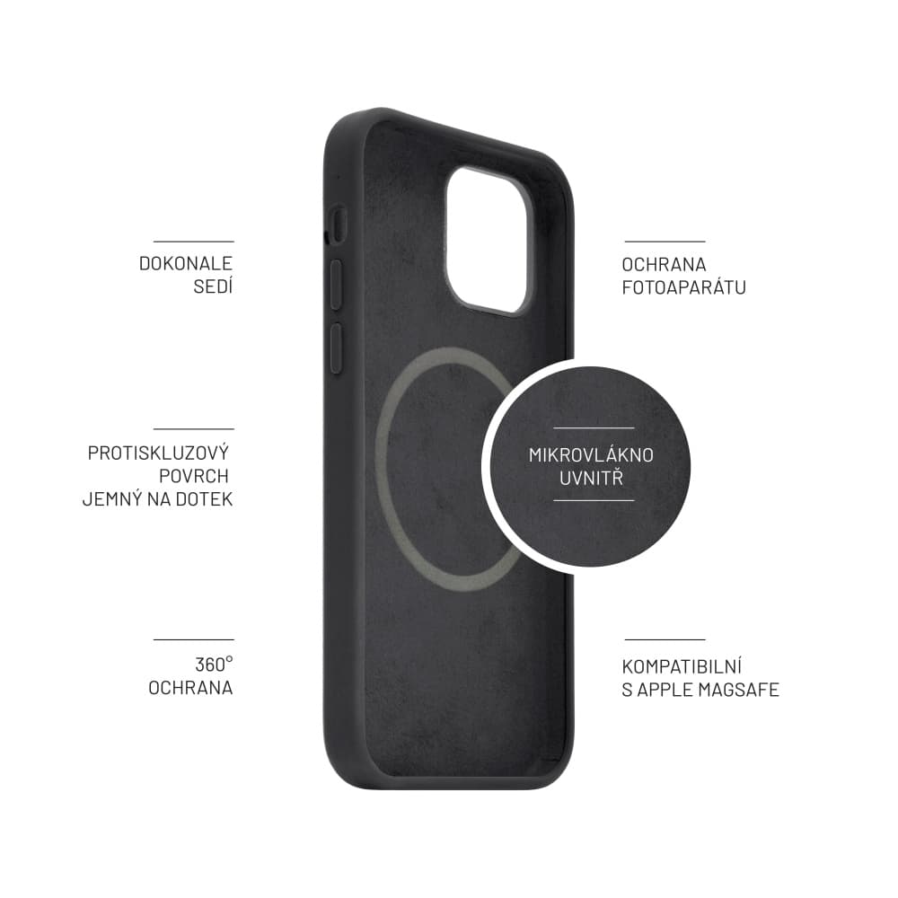 FIXED MagFlow Apple iPhone 14+, černý